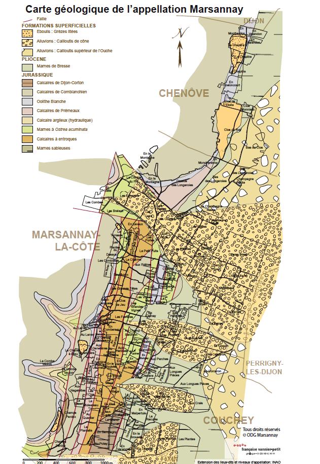 Marsannay-geologie